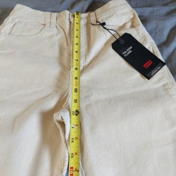 Levi's 70's High Rise Flare Corduroy Jeans Pants - Picture 12 of 16